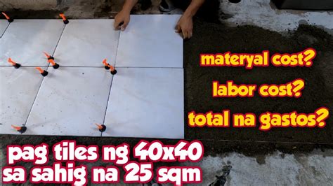 Naka angat na tiles sa sahig in English with examples .